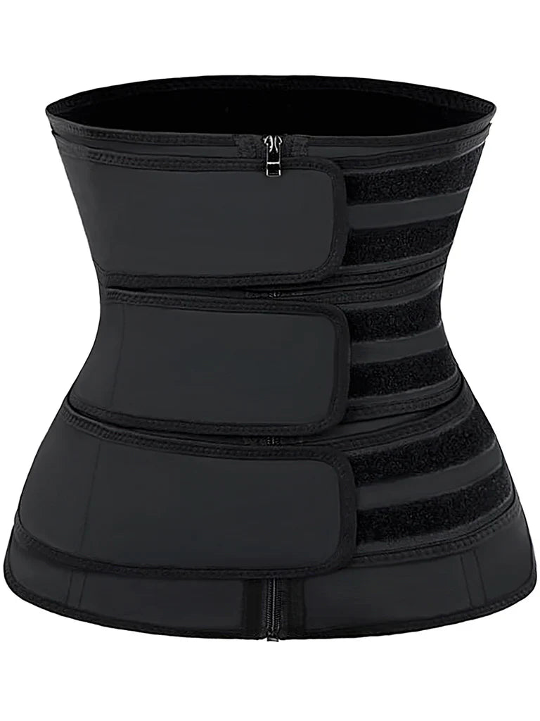 YIANNA Waist Trainer Corset For Weight Loss with Three Waist Belts